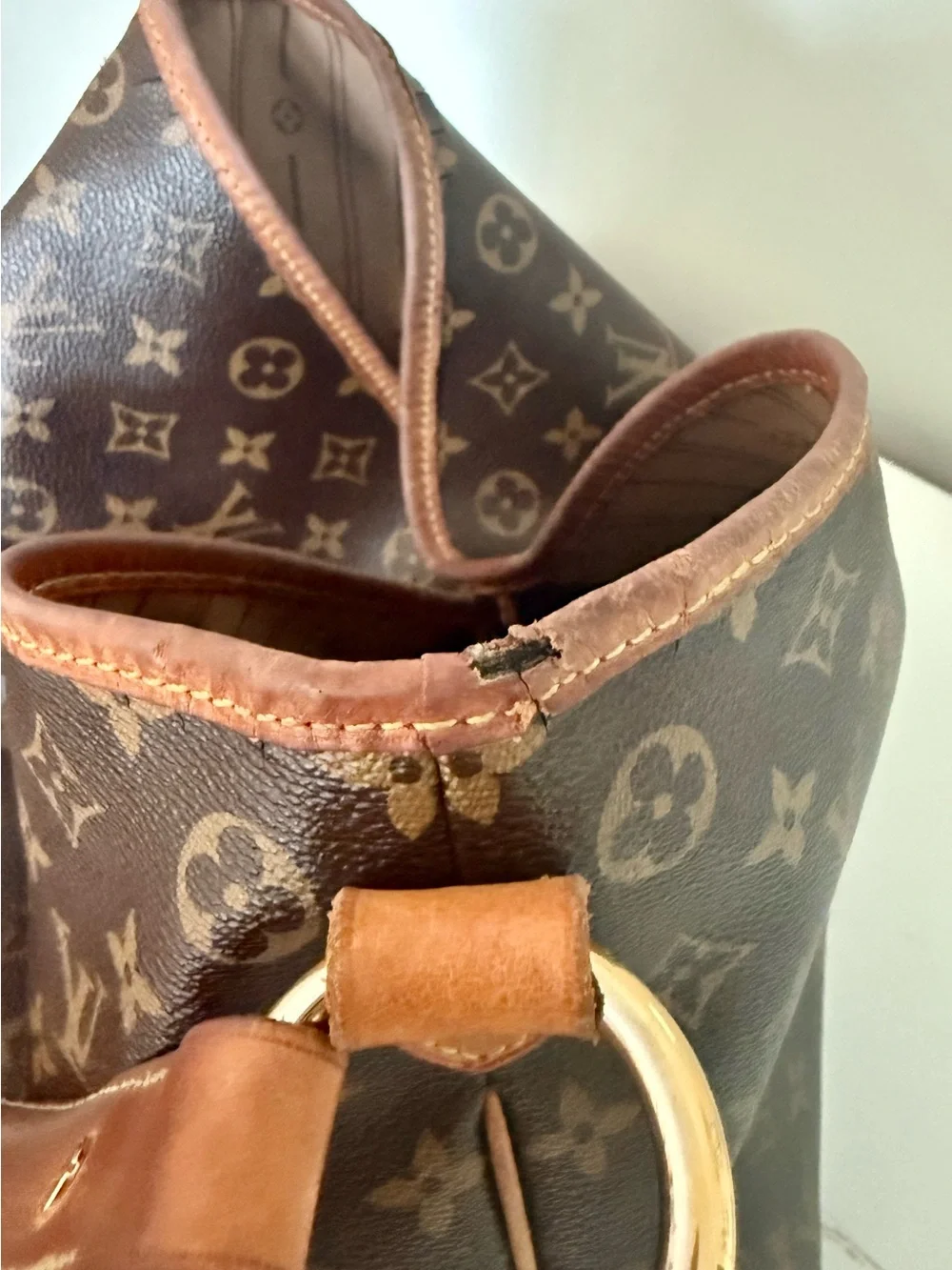 Louis Vuitton Delightful MM Monogram Shoulder Bag
